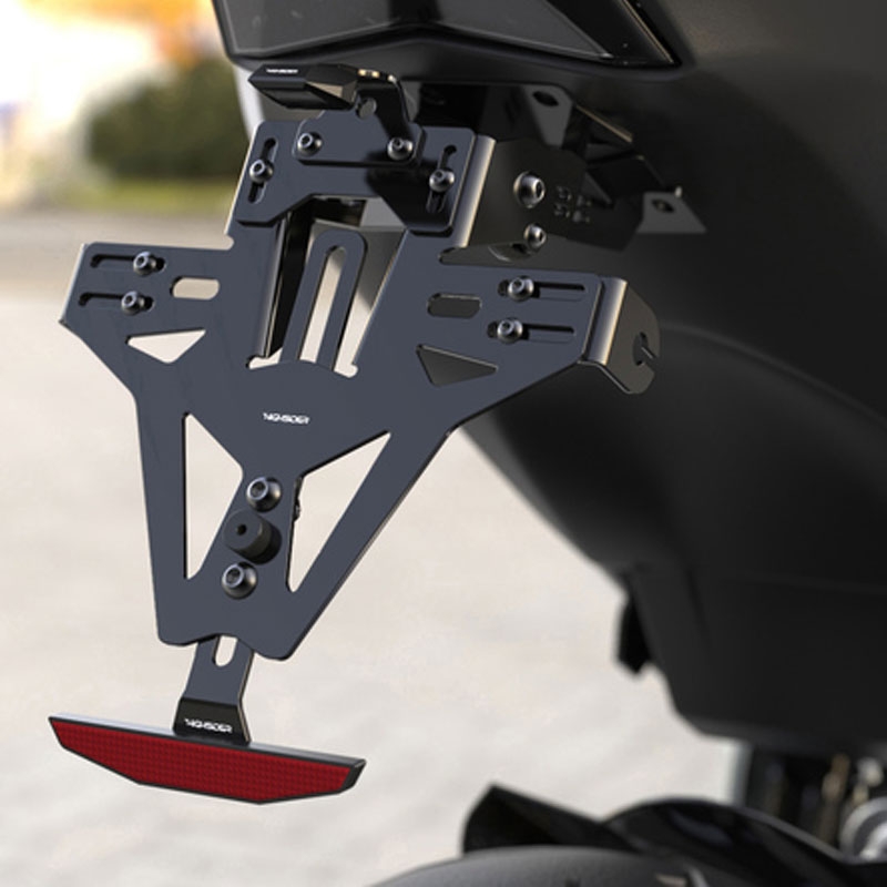 Držák SPZ s osvětlením Highsider Akron RS PRO Triumph SPEED TRIPLE 1050 černý