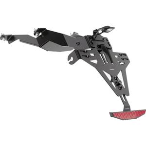 Držák SPZ s osvětlením Highsider Akron RS PRO Honda CB 125 R NEO černý