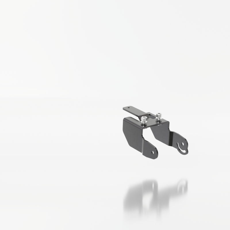 Držák SPZ s osvětlením Highsider Akron RS PRO Kawasaki ER-6 F,N černý