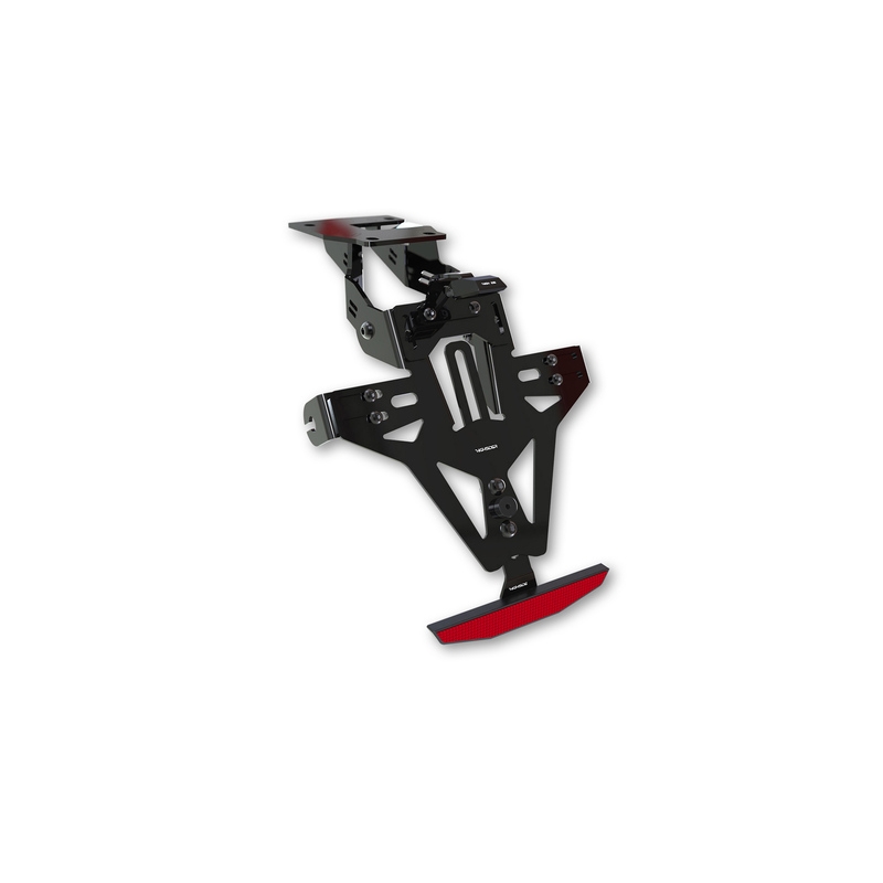 Držák SPZ s osvětlením Highsider Akron RS PRO Kawasaki Ninja, Z750, Z1000 černý
