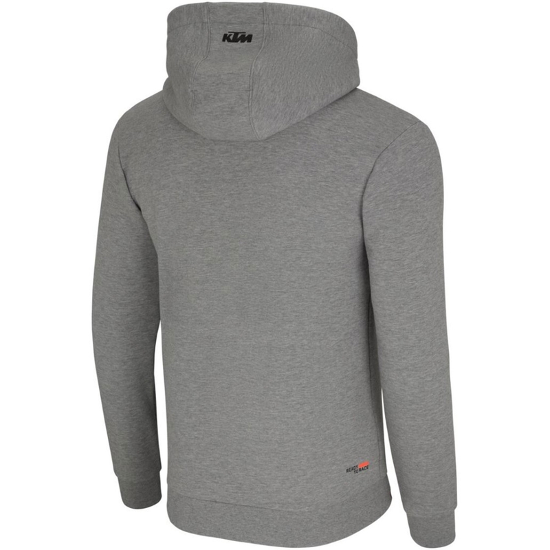 Mikina KTM Essential Hoodie světle šedá melange
