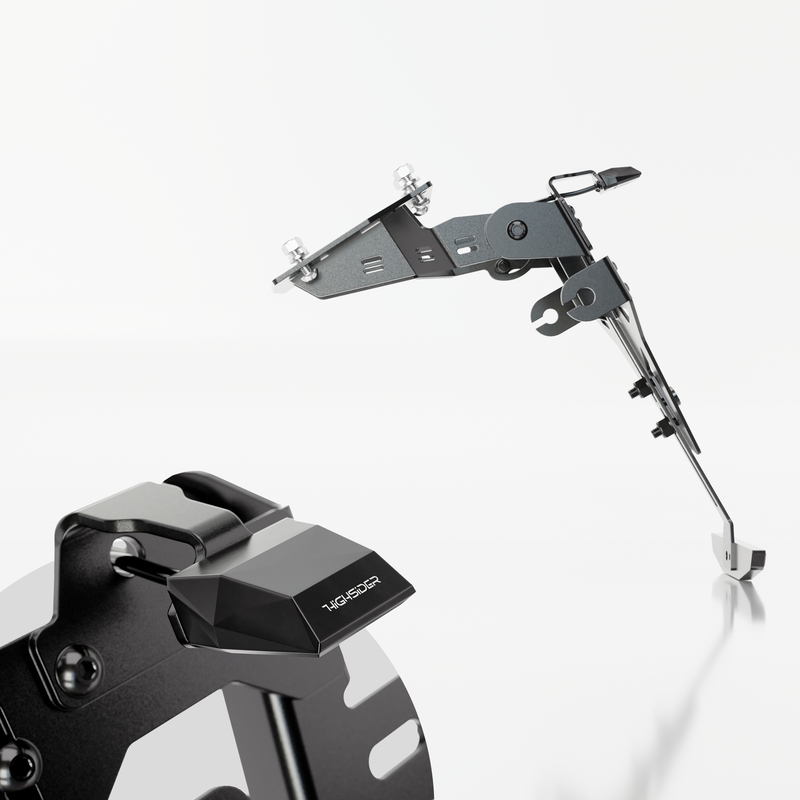 Držák SPZ s osvětlením Highsider Akron RS PRO Kawasaki Z 900, Z H2 černý