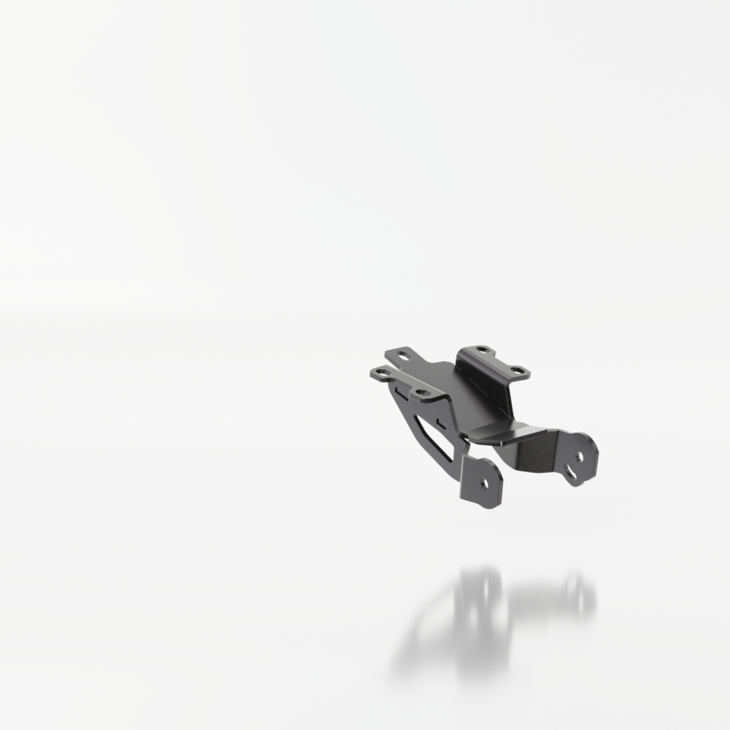 Držák SPZ s osvětlením Highsider Akron RS PRO Yamaha MT-07 černý