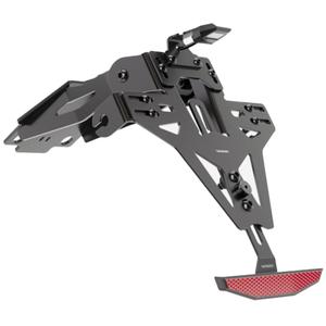 Držák SPZ s osvětlením Highsider Akron RS PRO Yamaha R125, YZF-R125 černý