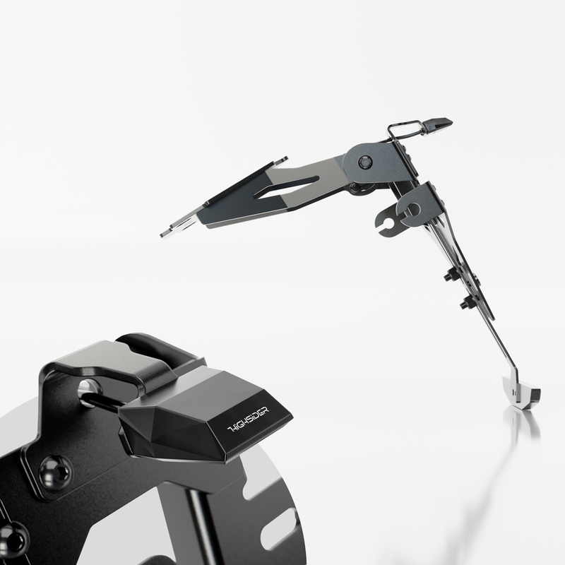 Držák SPZ s osvětlením Highsider Akron RS PRO Yamaha MT-125 černý