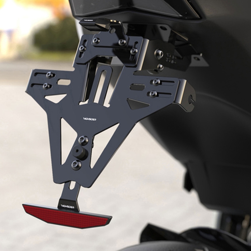 Držák SPZ s osvětlením Highsider Akron RS PRO Ducati Panigale a Streetfighter černý