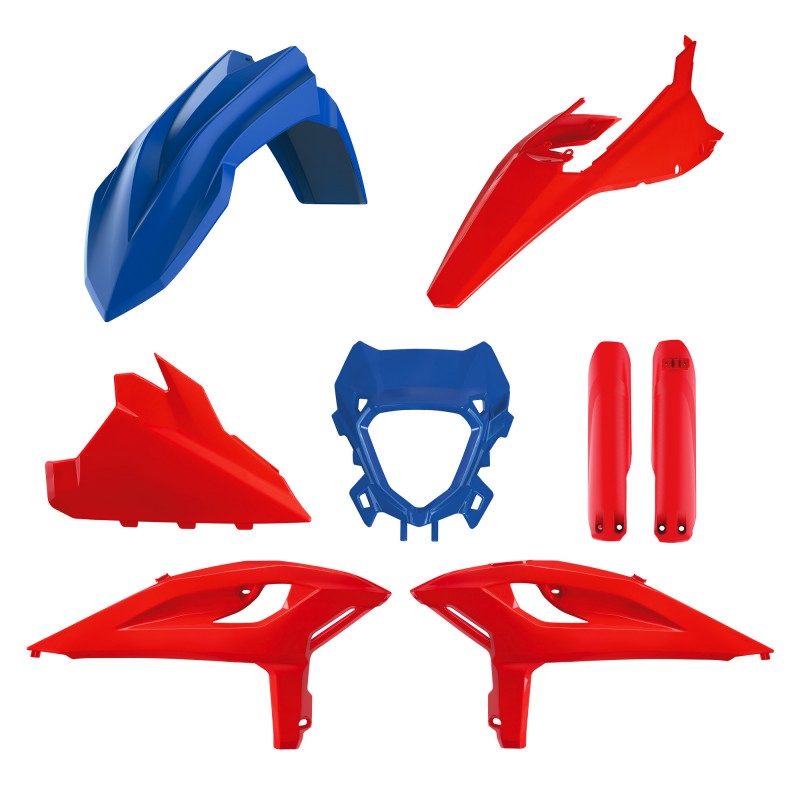 Sada plastů POLISPORT Modro/Červená