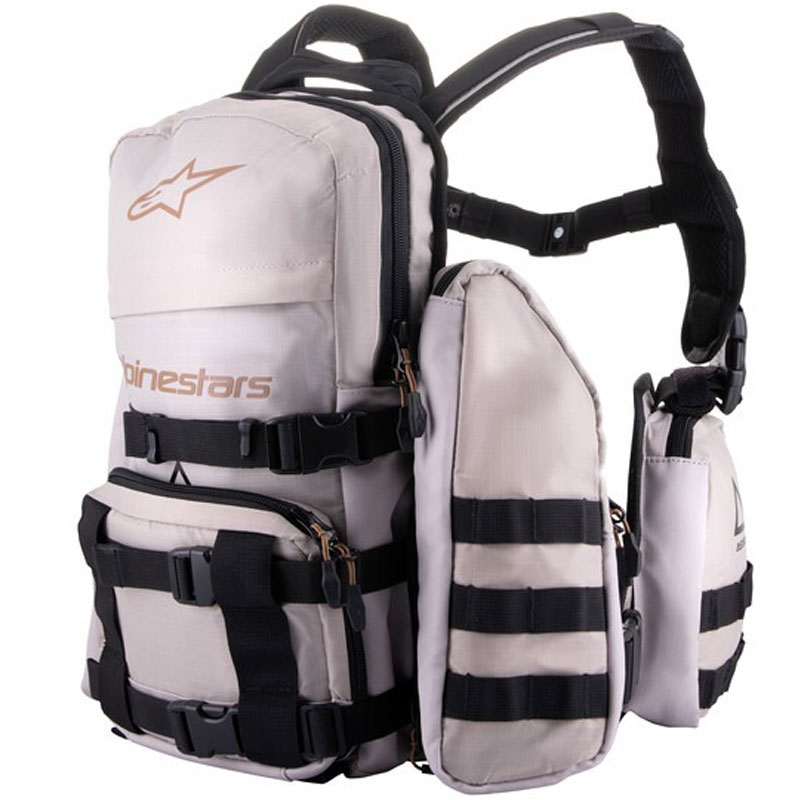 Batoh Alpinestars Techdura Tactical šedo-černý 9 l