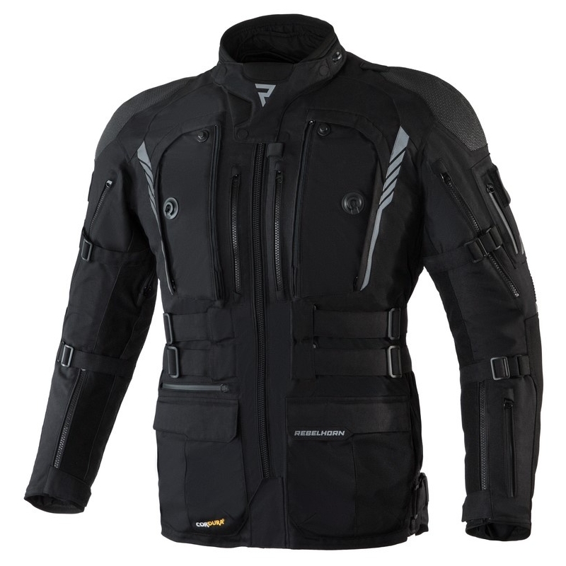 Bunda na motorku Rebelhorn Patrol černá výprodej