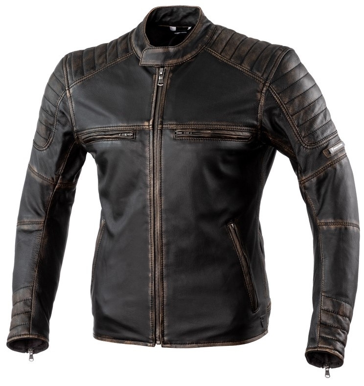 Bunda na motorku Rebelhorn Hunter Pro Vintage hnědá výprodej Velikost: XS