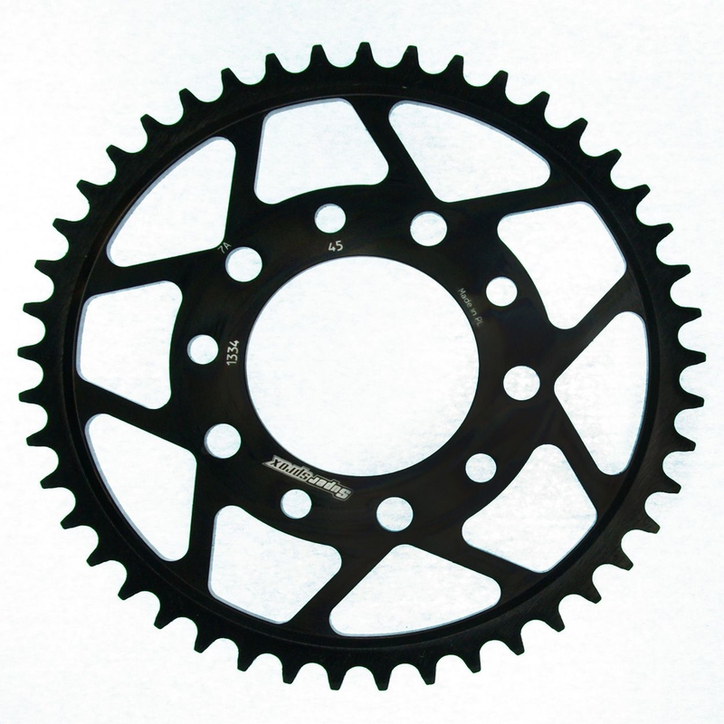 Řetězová rozeta SUPERSPROX černý 45 zubů, 530 výprodej