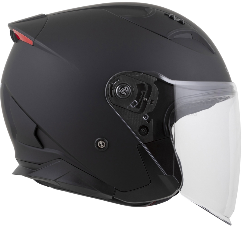 Otevřená helma na motorku Cassida Reflex 2.0 Solid matná černo-tmavě šedá