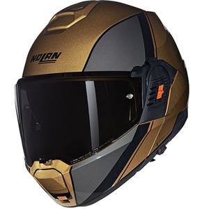 Překlápěcí helma na motorku Nolan N120-1 Verniciatura Speciale N-COM 342 pískovo-černá