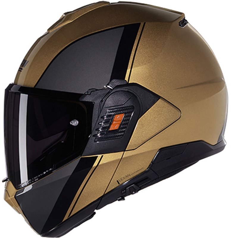 Překlápěcí helma na motorku Nolan N120-1 Verniciatura Speciale N-COM 342 pískovo-černá