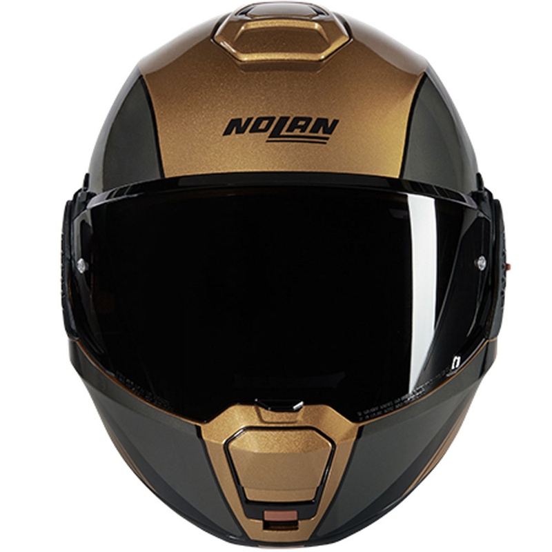 Překlápěcí helma na motorku Nolan N120-1 Verniciatura Speciale N-COM 342 pískovo-černá
