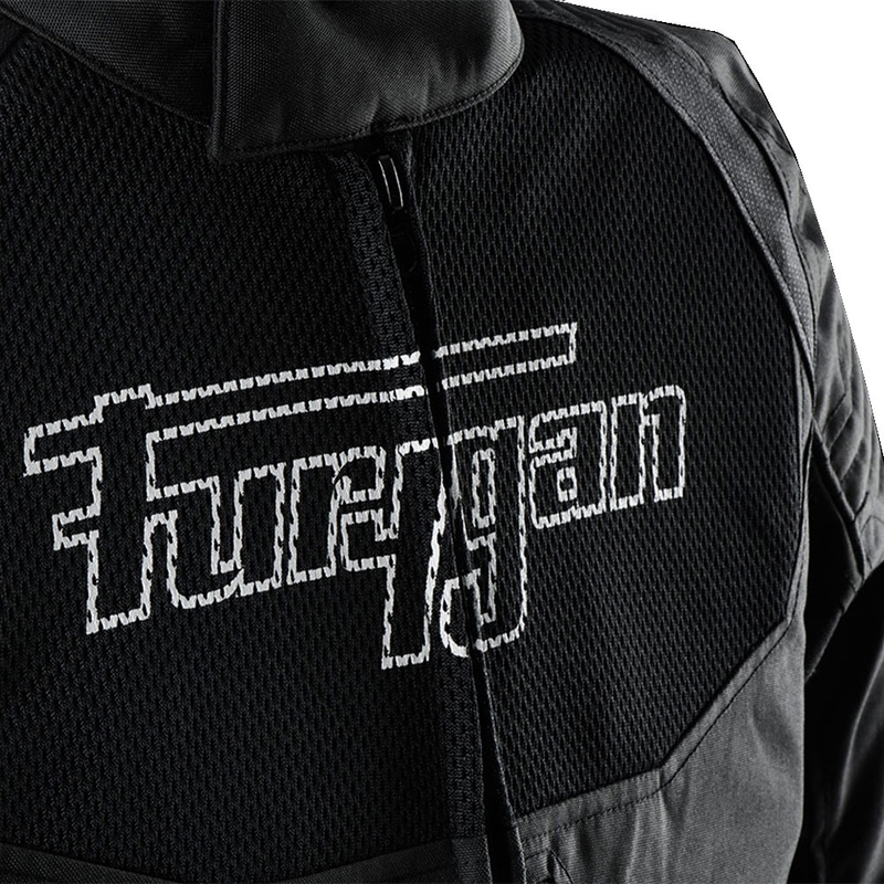 Bunda na motorku Furygan WB08 Vented + černo-bílá