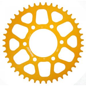 Hliníková řetězová rozeta SUPERSPROX RAL-478:44-GLD zlatá 44 zubů, 520