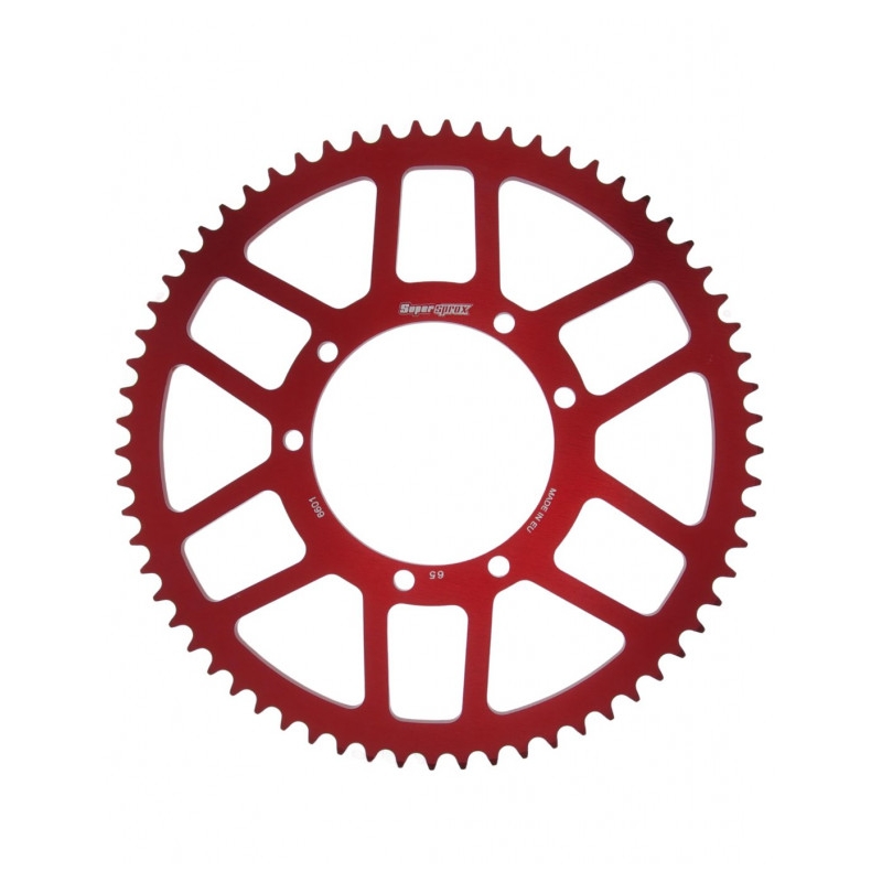 Hliníková řetězová rozeta SUPERSPROX červená