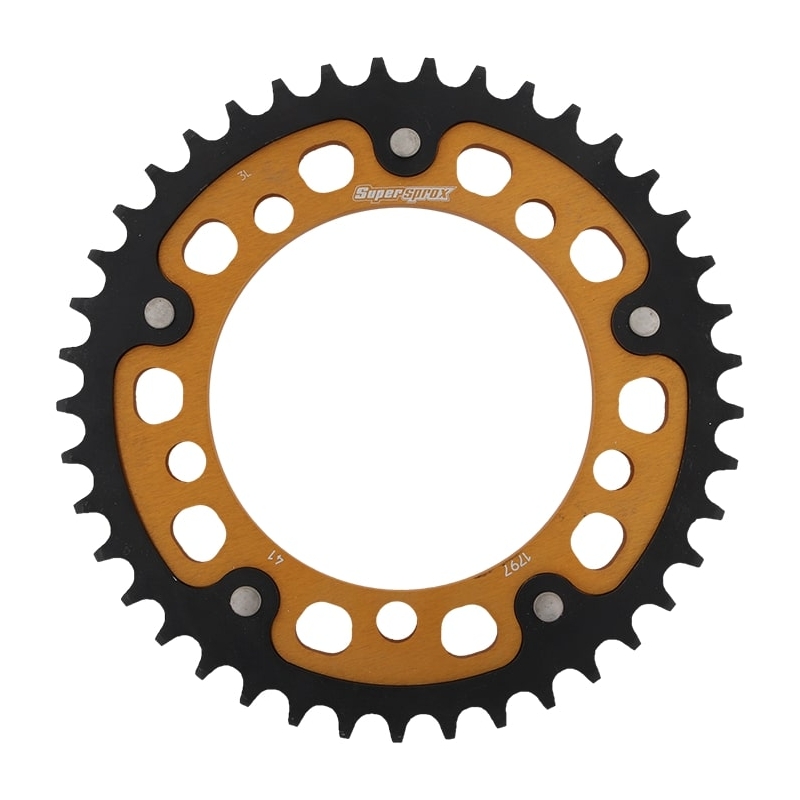 Řetězová rozeta SUPERSPROX STEALTH zlatá 41 zubů, 530