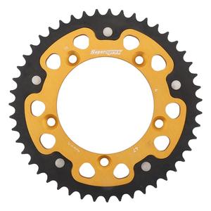 Řetězová rozeta SUPERSPROX STEALTH RST-4:47-GLD zlatá 47 zubů, 420