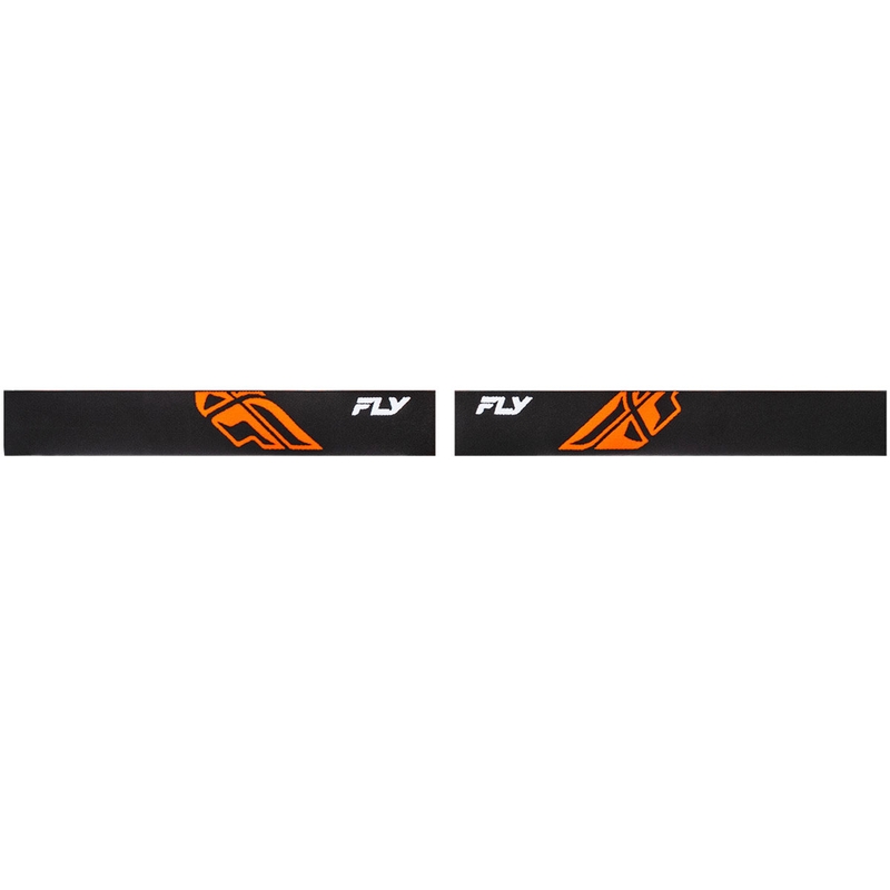 Dětské motokrosové brýle FLY Racing Focus černo-oranžové II s čirým plexi