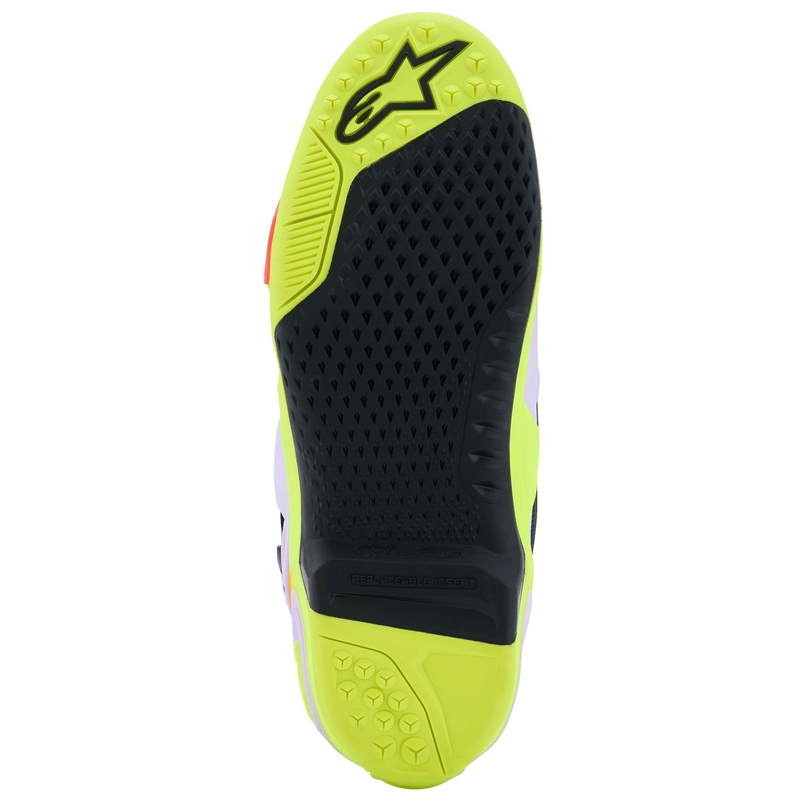 Boty na motorku Alpinestars Tech 10 Supervented fialovo-fluo žluto-růžové
