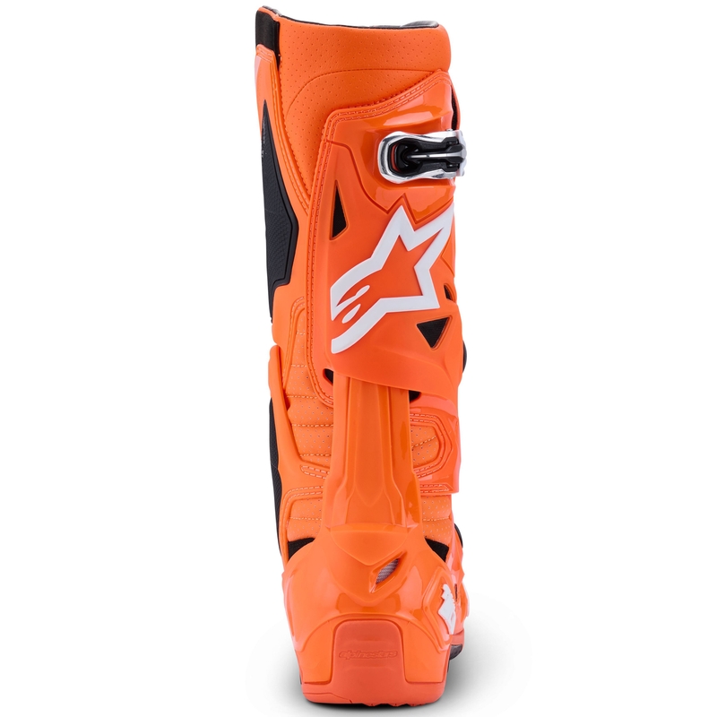 Boty na motorku Alpinestars Tech 10 Supervented fluo oranžovo-černo-bílé