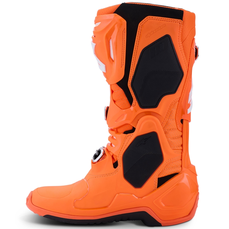 Boty na motorku Alpinestars Tech 10 Supervented fluo oranžovo-černo-bílé