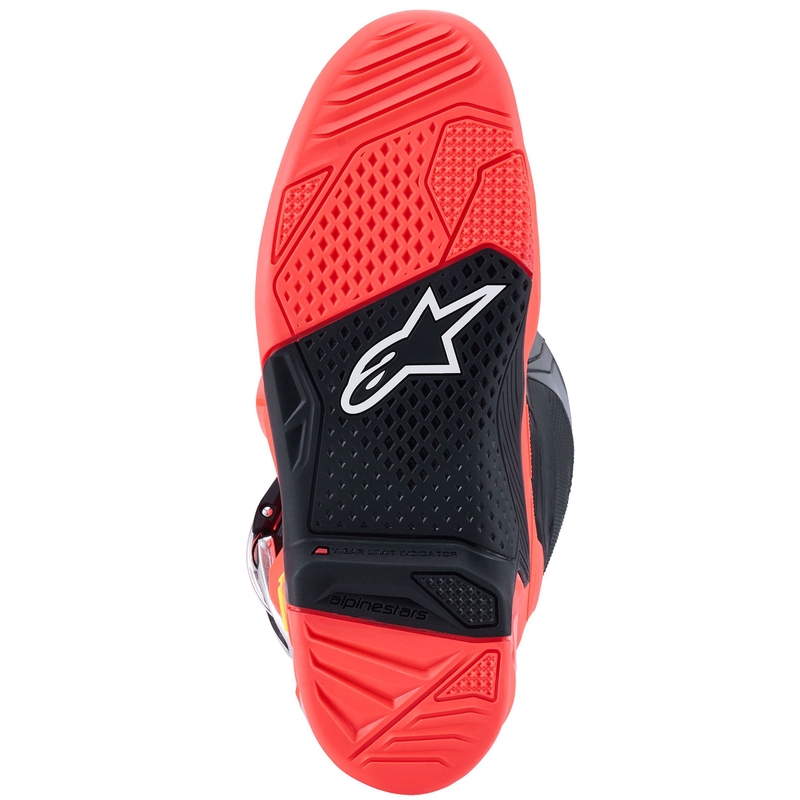 Boty na motorku Alpinestars Tech 7 černo-fluo červeno-fluo růžové