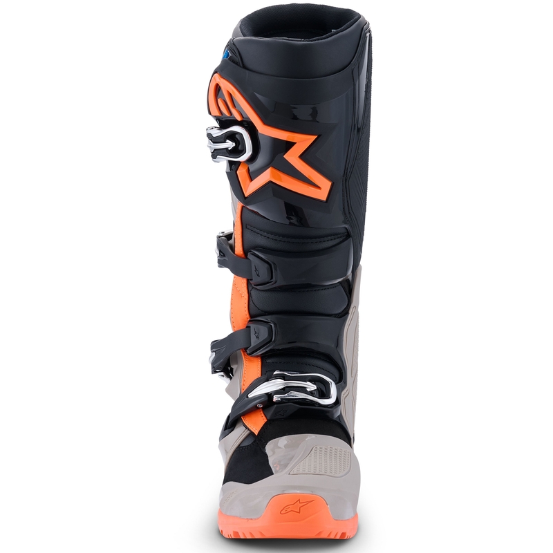 Boty na motorku Alpinestars Tech 7 Enduro černo-tmavě šedo-fluo oranžové