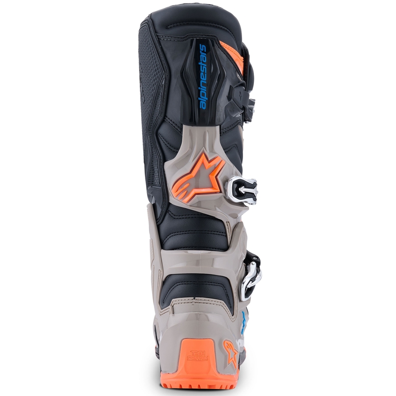 Boty na motorku Alpinestars Tech 7 Enduro černo-tmavě šedo-fluo oranžové