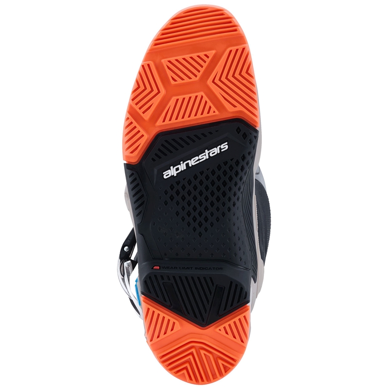 Boty na motorku Alpinestars Tech 7 Enduro černo-tmavě šedo-fluo oranžové