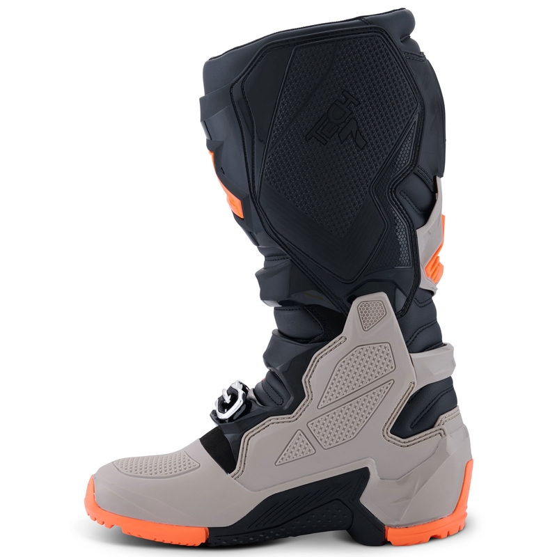 Boty na motorku Alpinestars Tech 7 Enduro černo-tmavě šedo-fluo oranžové