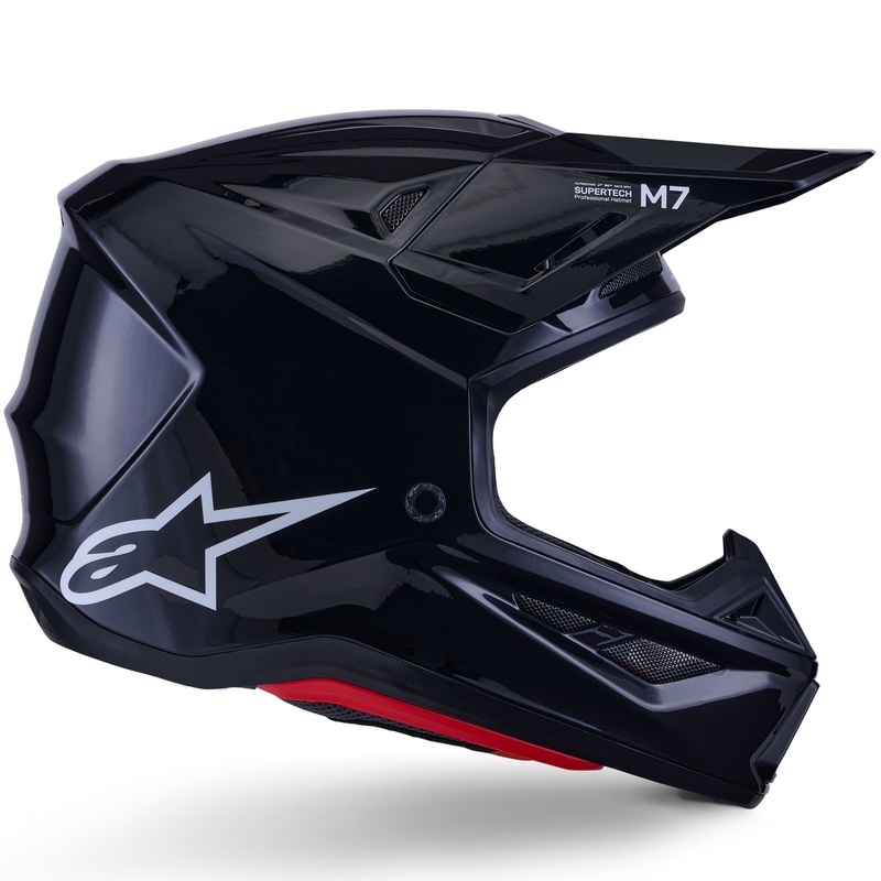 Motokrosová helma Alpinestars SM7 Solid černá