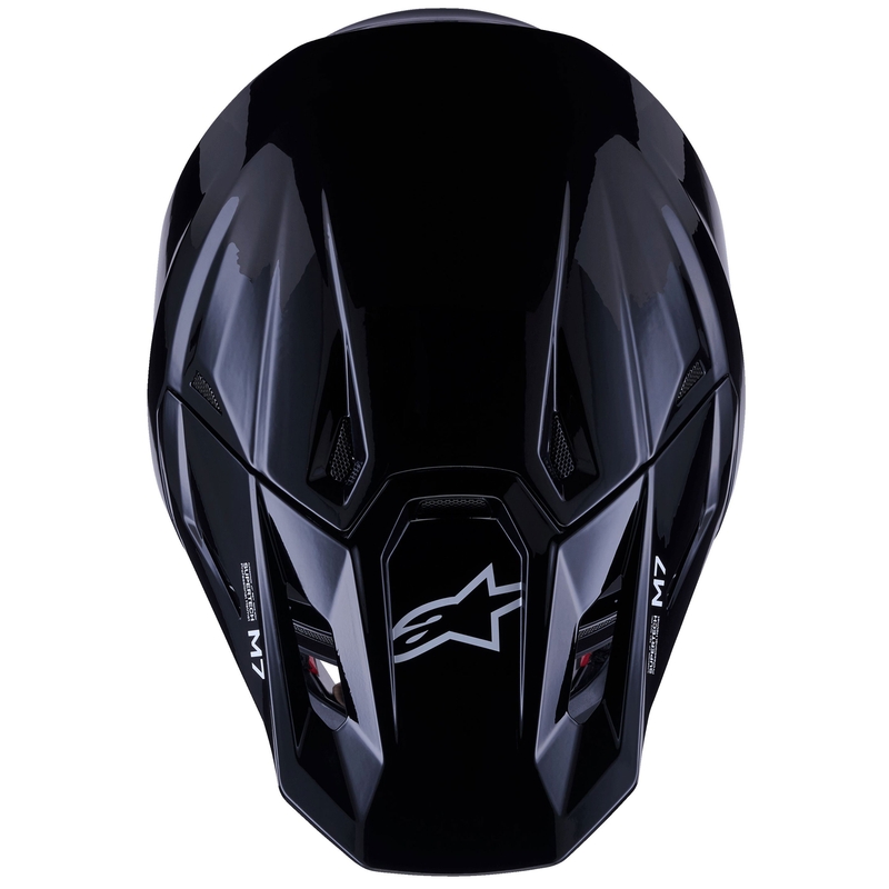 Motokrosová helma Alpinestars SM7 Solid černá