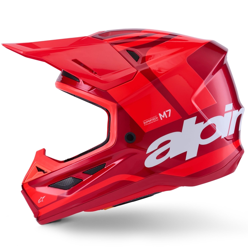 Motokrosová helma Alpinestars SM7 Core červená