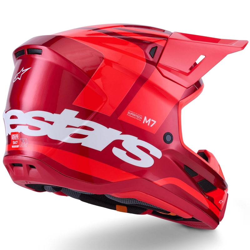 Motokrosová helma Alpinestars SM7 Core červená