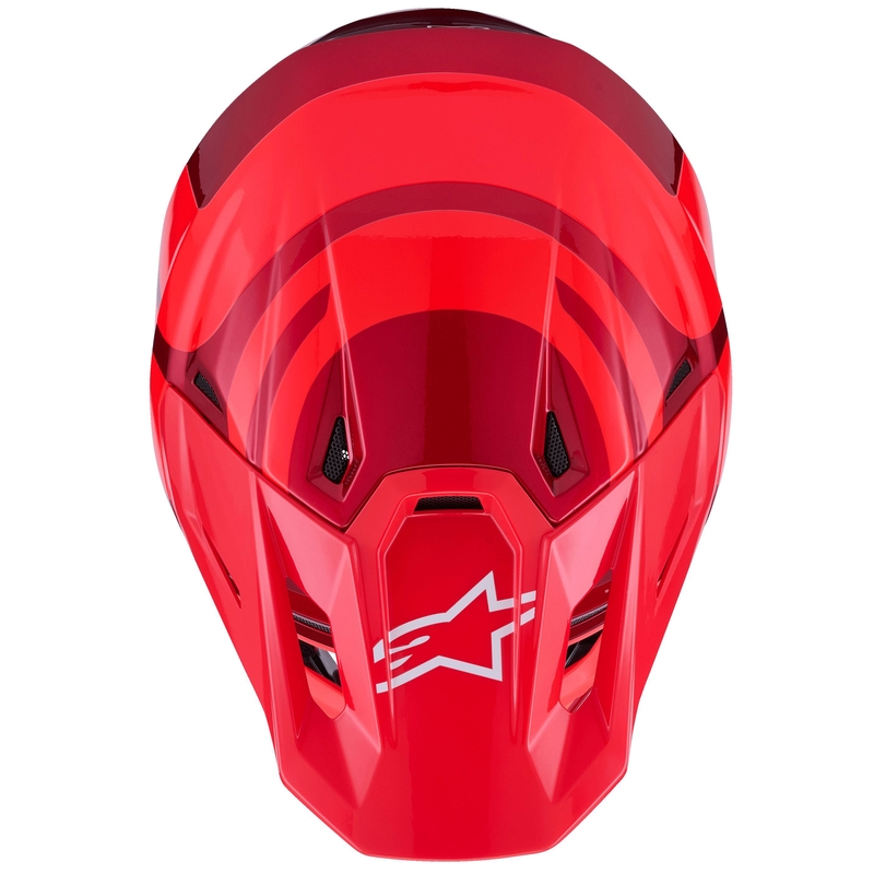 Motokrosová helma Alpinestars SM7 Core červená