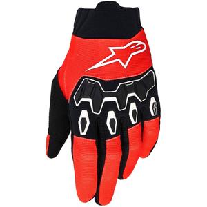 Motokrosové rukavice Alpinestars Full Bore V2 oranžovo-černé