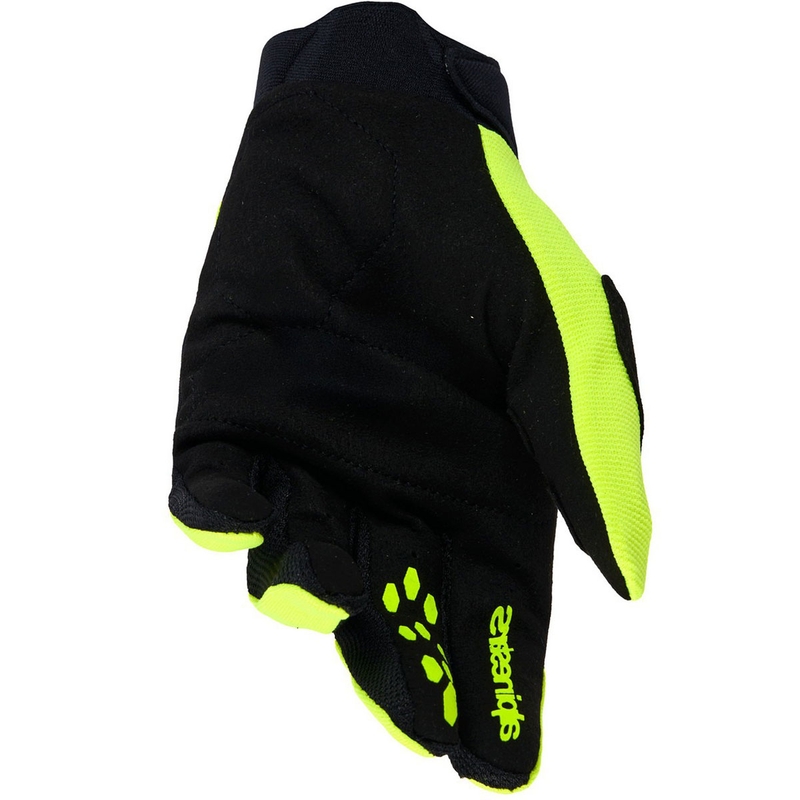 Motokrosové rukavice Alpinestars Full Bore V2 fluo žluto-černé
