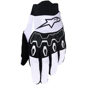 Motokrosové rukavice Alpinestars Full Bore V2 světle šedo-černé