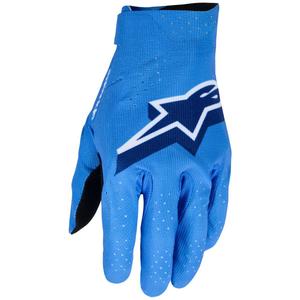 Motokrosové rukavice Alpinestars Supertech MX modro-bílo-černé