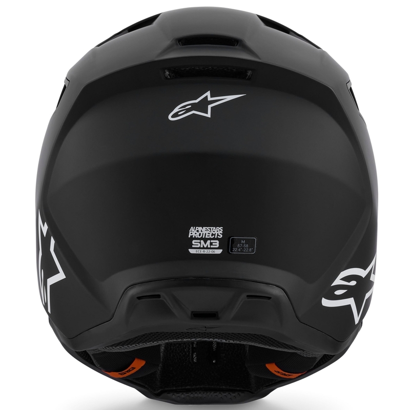 Motokrosová helma Alpinestars S-M3 Solid matná černá