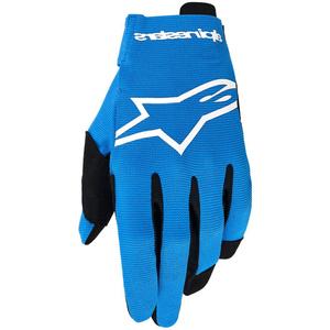Motokrosové rukavice Alpinestars Radar modro-bílé