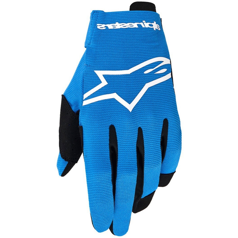 Motokrosové rukavice Alpinestars Radar modro-bílé