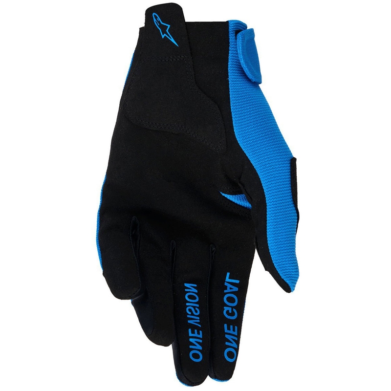 Motokrosové rukavice Alpinestars Radar modro-bílé