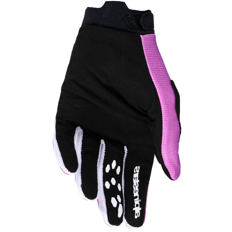Dámské motokrosové rukavice Alpinestars Stella Full Bore V2 bílo-fluo růžovo-černé