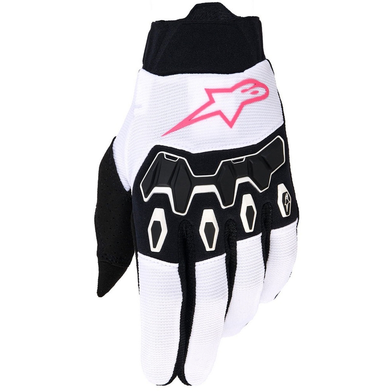 Dámské motokrosové rukavice Alpinestars Stella Full Bore V2 fialovo-bílo-černé