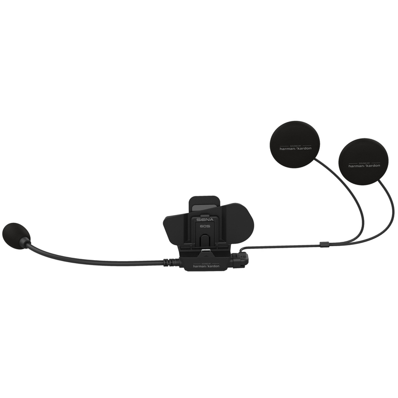Držák na přilbu s příslušenstvím pro headset Sena 60S včetně pevného mikrofonu černý