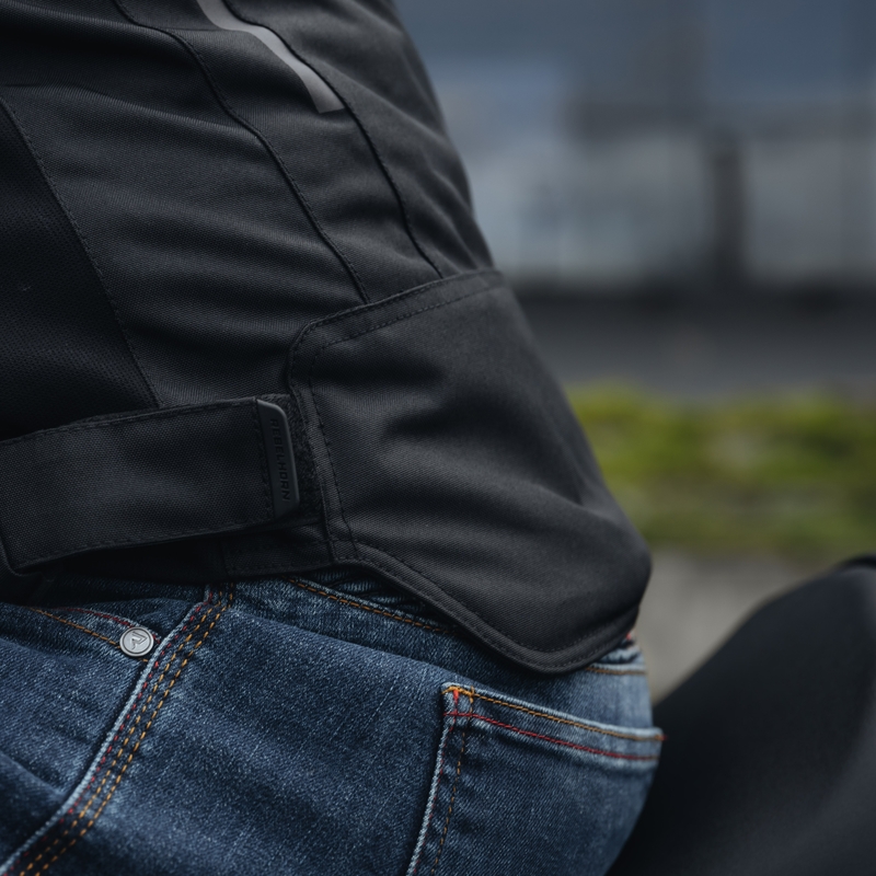 Bunda na motorku Rebelhorn Vandal černo-bílá